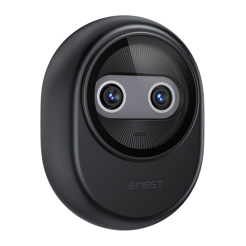 EMEET Piko - Webcam 4K double objectif à capteur Sony, noire : support écran