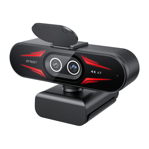 EMEET SmartCam C60E - Webcam 4K double objectif, zoom 11x et télécommande : R6 webcam