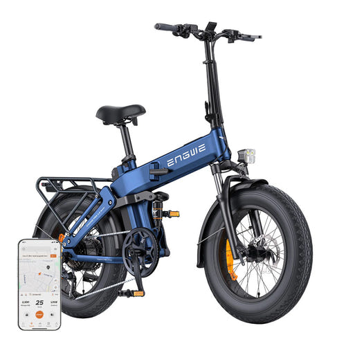 ENGWE PRO 3.0 BOOST - Vélo électrique pliant 250 W 20 pouces bleu