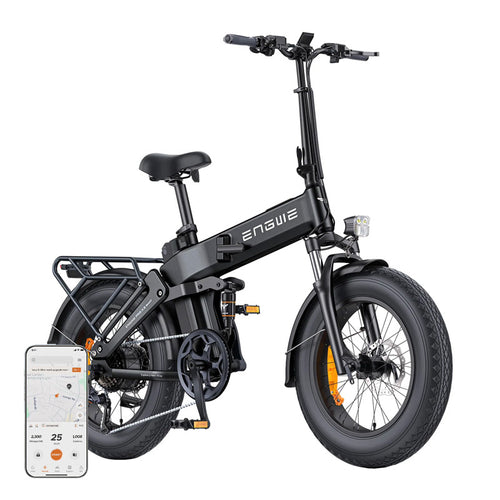 ENGWE PRO 3.0 BOOST - Vélo électrique pliant 250 W 20 pouces noir - visuel 1