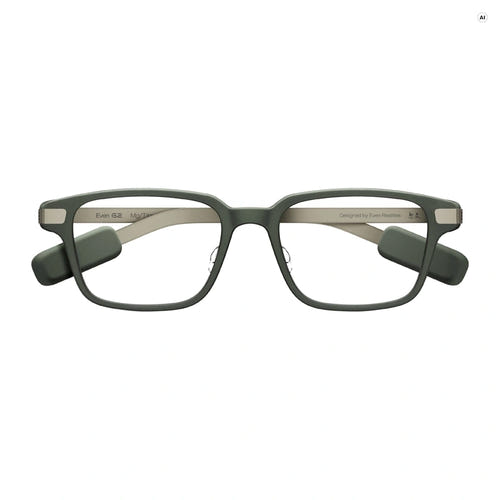 EVEN REALITIES G2B - Lunettes connectées AR, monture verte : titane magnésium