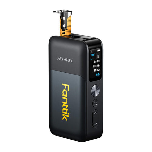 Fanttik A10 Apex - Télémètre laser 3 en 1 avec mètre ruban numérique : mesureur laser 3 en 1 vue ensemble