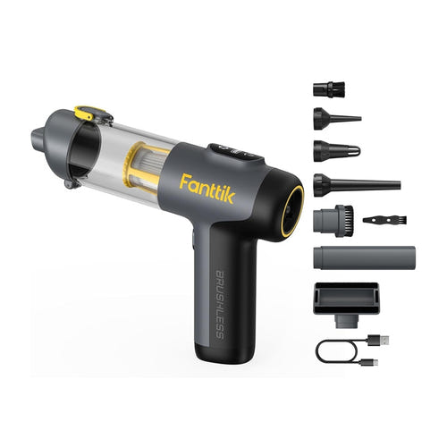 Fanttik Slim V9 Mix - Aspirateur de voiture sans fil 4 en 1 : compact