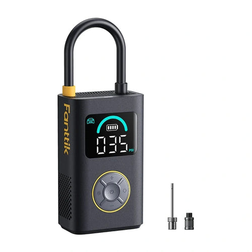 Fanttik X10 Pro Max - Compresseur sans fil 150 PSI pour pneus : adaptateurs valve