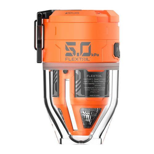 Flextail Max Pump 3 - pompe à air portable gonflage et dégonflage, orange - visuel 1