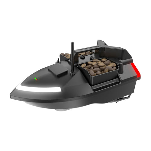 Flytec V801 - Bateau amorceur radiocommandé 5 200 mAh à trois trémies : vue de dessus