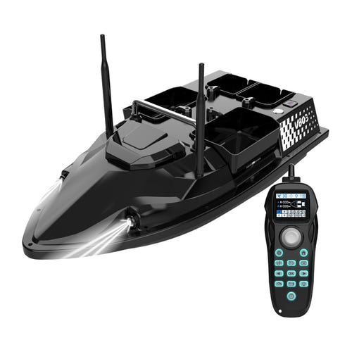 Flytec V803-GPS - Bateau amorceur noir 5 200 mAh à navigation satellite
