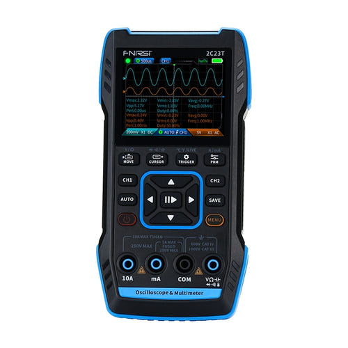 FNIRSI 2C23T - Oscilloscope, multimètre et générateur 3 en 1 : deux voies