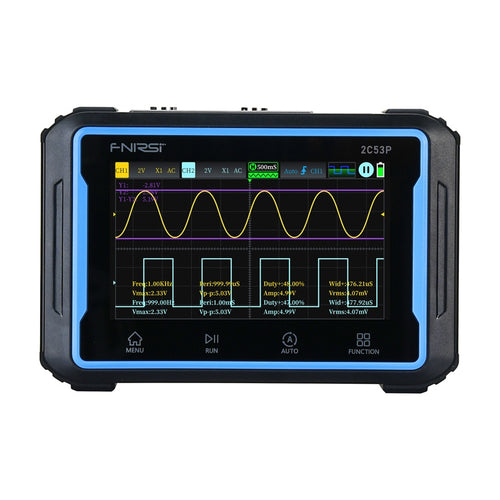 FNIRSI 2C53P - Oscilloscope tactile 3 en 1 50 MHz - visuel 1