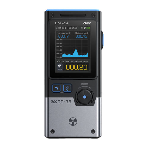 FNIRSI GC-03 BK - Détecteur de radiations et de champs, noir