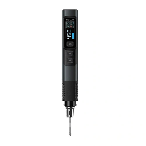 FNIRSI HS-02B - fer à souder 100 W à panne intégrée, 3 pannes et coffret - visuel 1