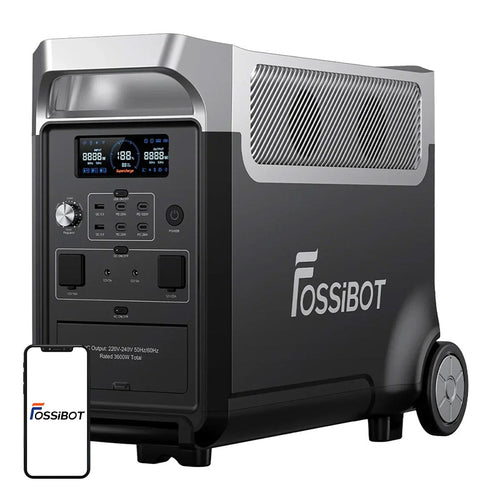 FOSSIBOT F3600 Pro - station électrique portable 3840 Wh, 3600 W, noire - visuel 1