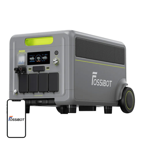 FOSSIBOT F7200 - station électrique portable 5,2 kWh, 7200 W, verte