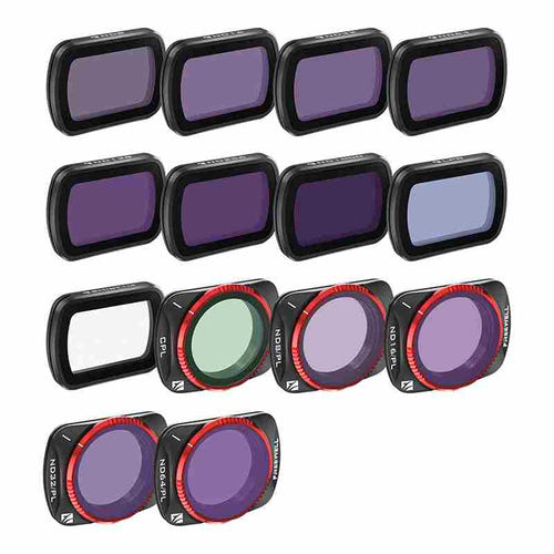 Freewell FW-OP3-MEGA - Kit 14 filtres pour DJI Osmo Pocket 3 : magnétiques ND CPL LPR