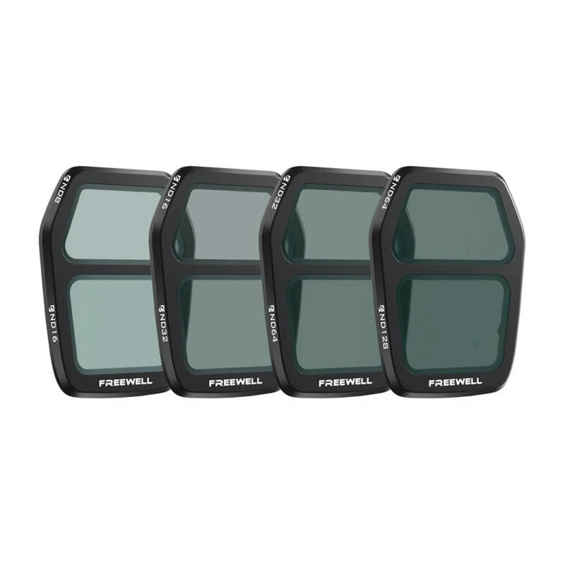 Freewell - Kit 4 filtres Split ND pour DJI Air 3S - visuel 1