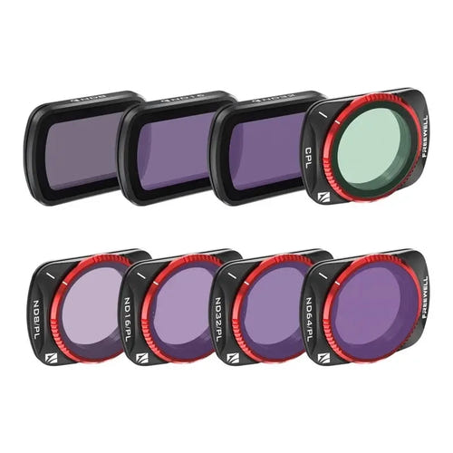 Freewell FW-OP3-ALD - Kit 8 filtres All Day pour DJI Osmo Pocket 3