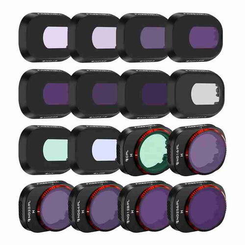 Freewell Mega Kit - 16 filtres pour DJI Mini 4 Pro : ND PL UV CPL brume