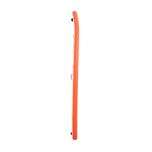 FunWater SUPFW69B - Paddle gonflable 3,35 m, orange et blanc : pont antidérapant vue rapprochée
