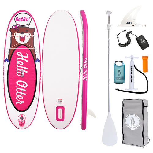 FunWater SUPTS08A Tuxedo Sailor - Paddle gonflable enfant 2,4 m, rose