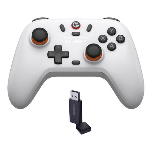 GameSir T4n Lite - manette sans fil Bluetooth, dongle et USB-C, blanche - visuel 1