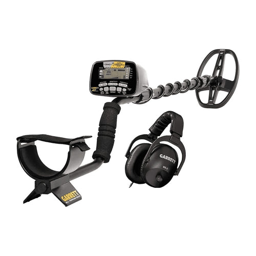 Garrett AT Gold 5 x 8 - Détecteur de métaux étanche 3 m avec casque MS-2 : 5x8 détecteur complet