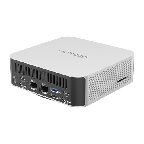 GEEKOM A7 Max - Mini PC Ryzen 9 7940HS, 16 Go DDR5, 1 To SSD : façade USB et jack audio