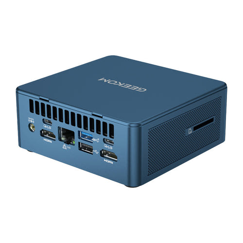 GEEKOM IT13 - Mini PC Intel Core i5-13600H, 16 Go, 1 To : boîtier aluminium vue avant