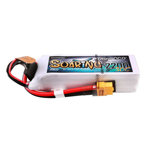 Gens ace G-Tech Soaring - batterie LiPo 4S 2200 mAh 14,8 V 30C prise XT60 - visuel 1