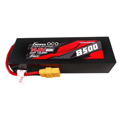 Gens ace G-Tech 8500 mAh 14,8 V 4S - batterie LiPo 60C boîtier PC XT90