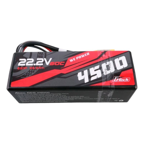 Gens ace G-Tech 4500 mAh 22,2 V - batterie LiPo 6S 60C à boîtier rigide pour voitures RC