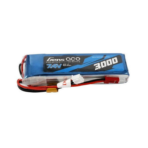 Gens ace 3000 mAh - batterie LiPo 2S 7,4 V pour voitures RC