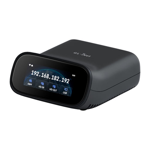 GL.iNet Comet Pro (GL-RM10) - Commutateur KVM sur IP 4K, Wi-Fi 6 et écran tactile - visuel 1