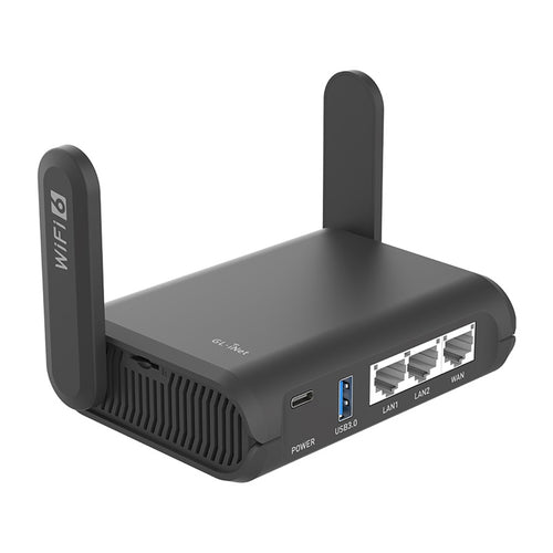 GL.iNet Slate AX GL-AXT1800 - Routeur de voyage Wi-Fi 6 avec lecteur microSD : WiFi 6 voyage