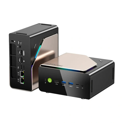 GMKtec EVO-T2S - mini PC Intel Core Ultra X7 358H, 64 Go, 1 To : connectique mini PC