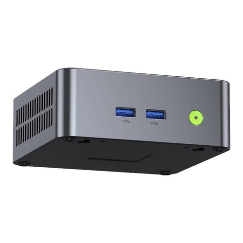 GMKtec M3 - Mini PC Intel i5-12450H, 32 Go et SSD 1 To : ports avant