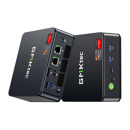 GMKtec M6 Ultra - Mini PC Ryzen 5 7640HS, 16 Go DDR5 et SSD 512 Go Windows 11 Pro : connectique arrière