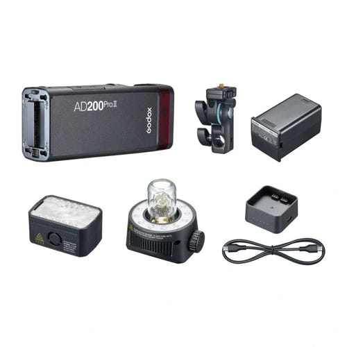 GODOX AD200Pro II - Flash de studio 200 Ws bi-tête : ad200proii flash studio 200ws