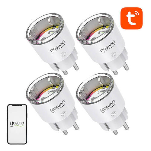 Gosund EP2 - Lot de 4 prises connectées Wi-Fi 10 A
