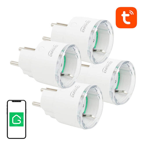 Gosund SP111 - Lot de 4 prises connectées Wi-Fi 16A avec mesure de consommation