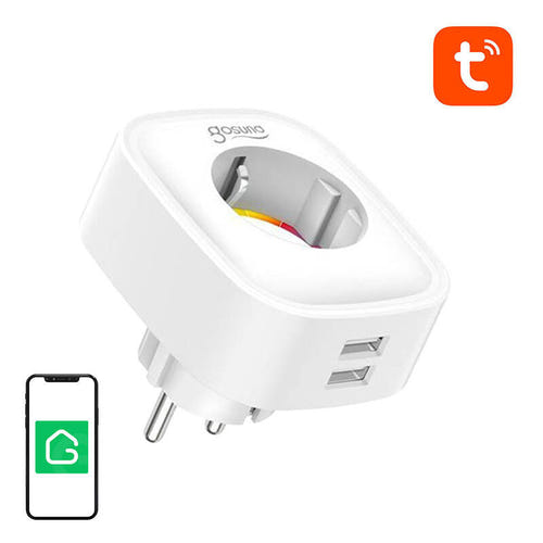 Gosund SP112 - Prise connectée Wi-Fi 16A avec 2 ports USB (vue 1)