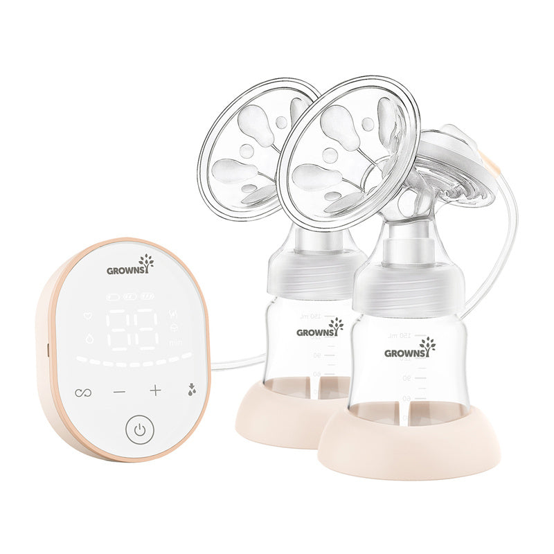 Grownsy EBP02 - Tire-lait électrique double, 9 niveaux (rose) - visuel 1