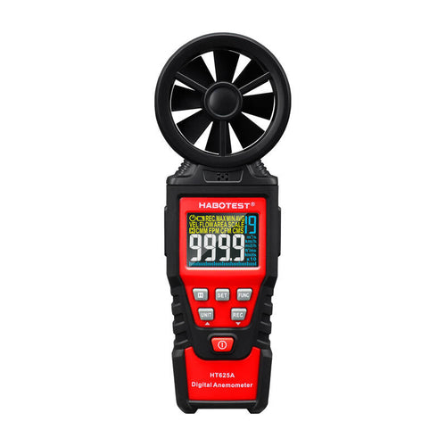 Habotest HT625A - anémomètre numérique à écran couleur (vue 1)