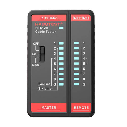 Habotest HT812A - testeur de câble réseau et téléphonique RJ45/RJ11