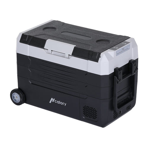 Hcalory D55M+ - Réfrigérateur de voiture 55 L à compresseur, double zone et Bluetooth