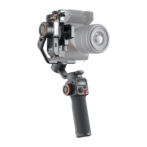 HOHEM iSteady MT3 - Stabilisateur 3 axes pour appareil photo avec caméra de suivi : plateau Arca trépied