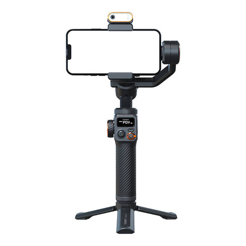 HOHEM iSteady M6 Kit - Stabilisateur pour smartphone avec lampe magnétique : ensemble complet