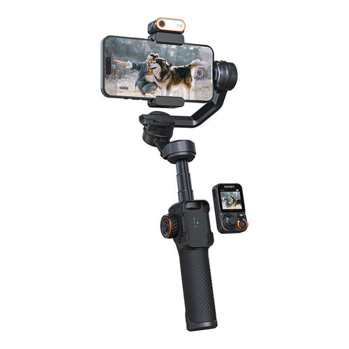 HOHEM iSteady M7 - Stabilisateur pour smartphone avec écran tactile amovible : déployé