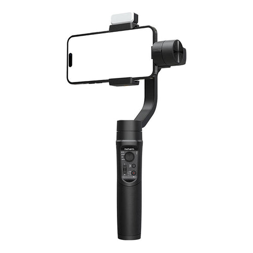 HOHEM iSteady Mobile+ Kit - Stabilisateur pour smartphone avec lampe LED amovible : ensemble