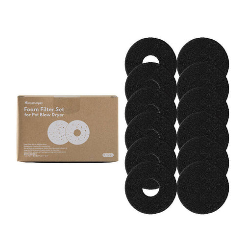Homerunpet PD10 - Lot de 6 filtres de rechange pour sèche-poils : filtre pd10 f06 vue de dessus