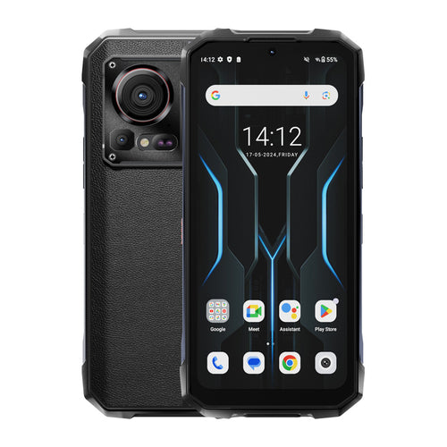 HOTWAV Hyper 7 Pro - Smartphone durci 5G 200 MP, double écran (noir)
